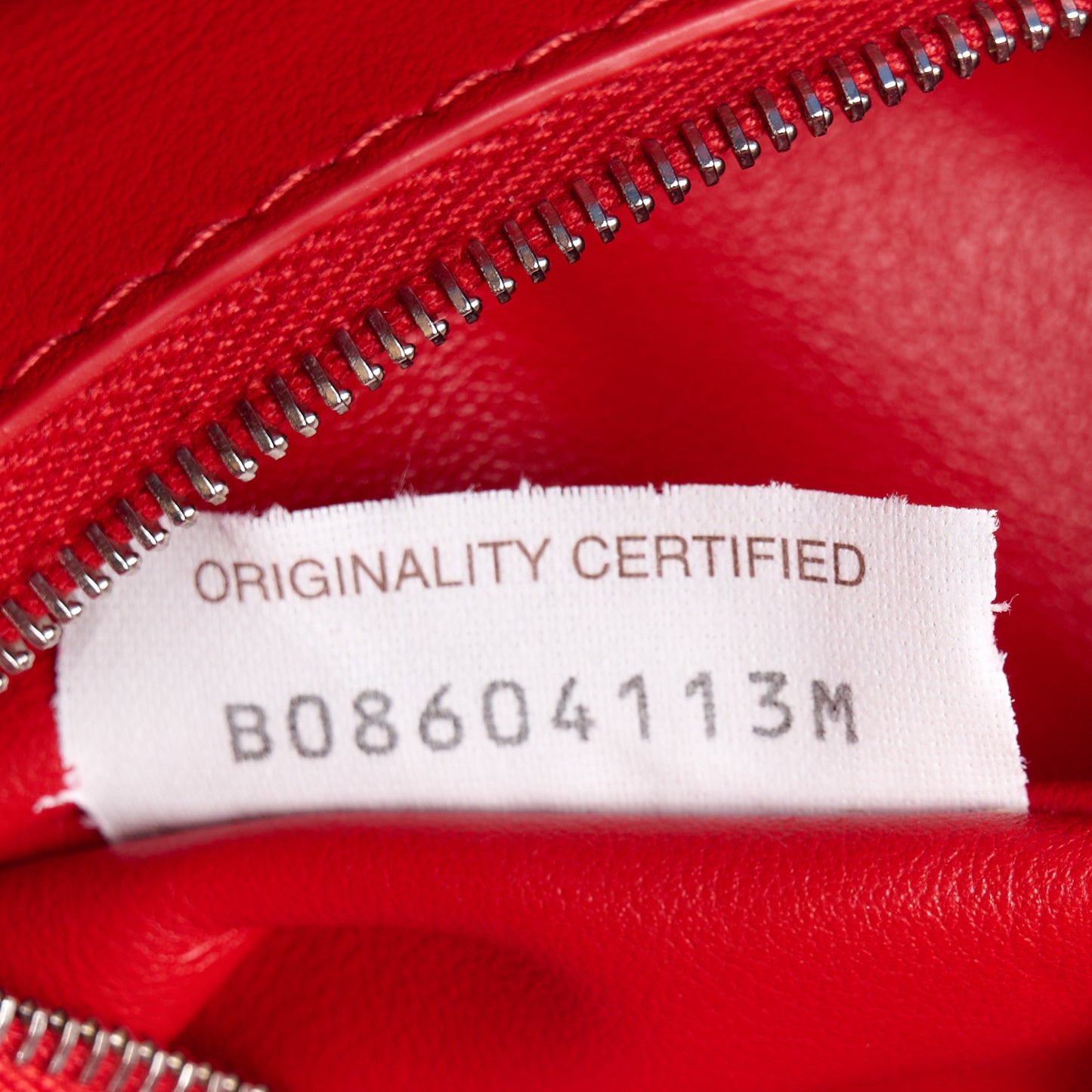 Nappa Intrecciato Tote Bag Red