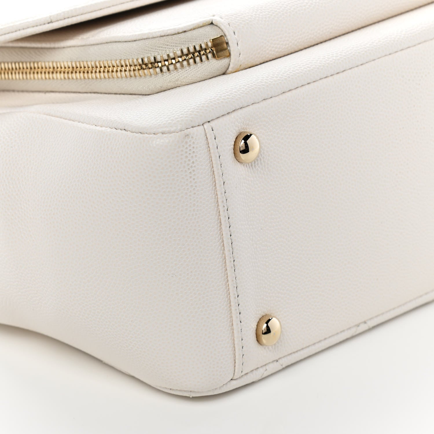 Chanel Caviar Quilted Large Business Affinity Flap White 9 of 11