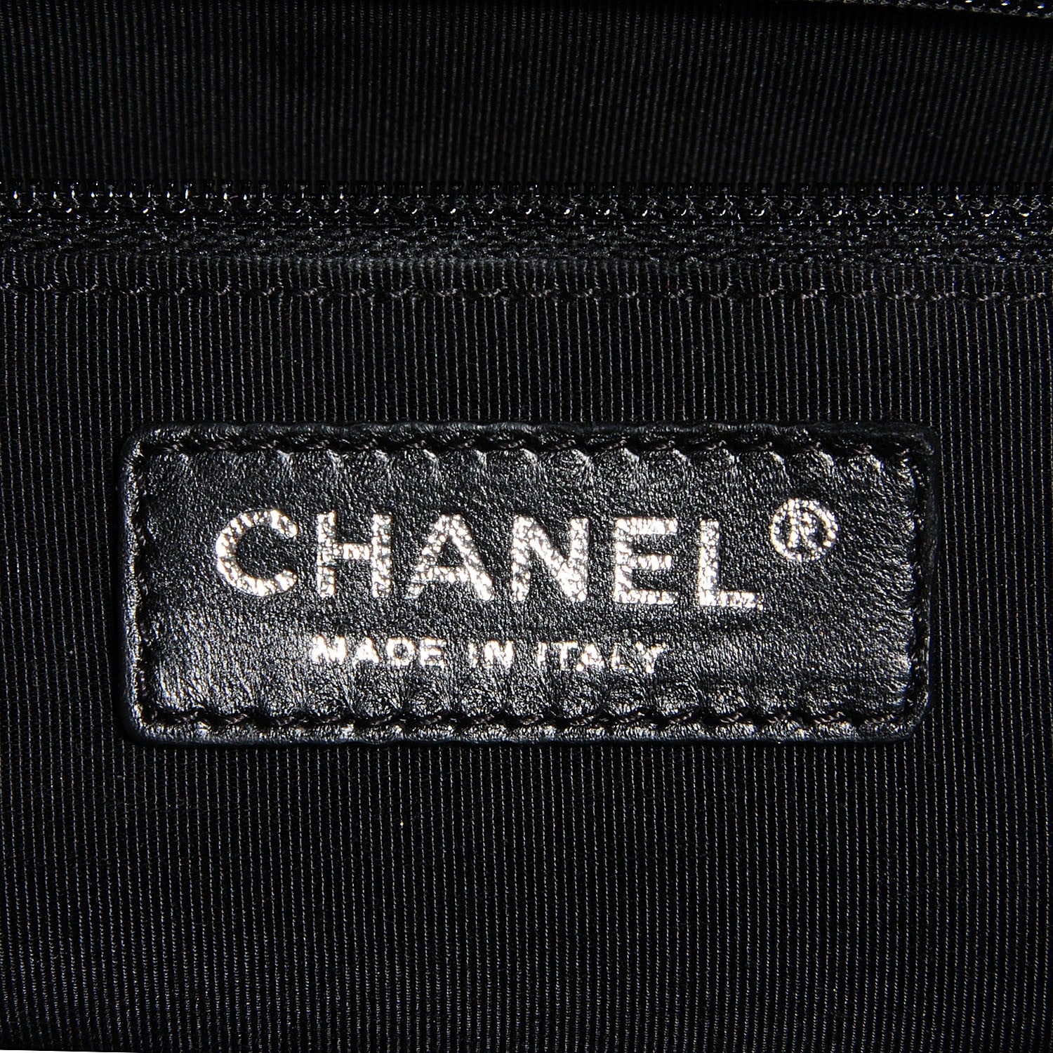 Chanel Patent Grand Shopping Tote GST Black 6 of 7