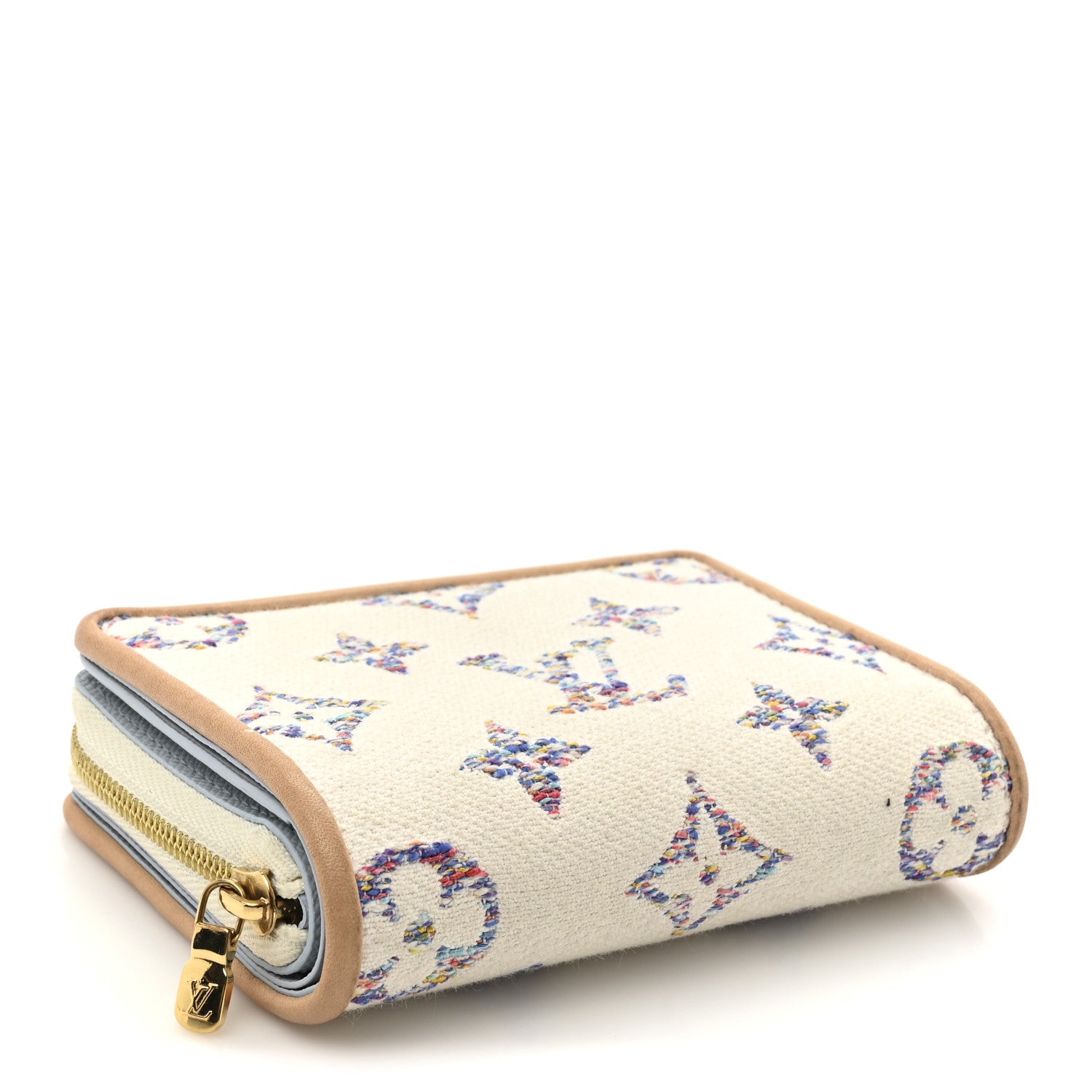 Louis Vuitton Monogram Jacquard Lou Wallet White 4 of 14