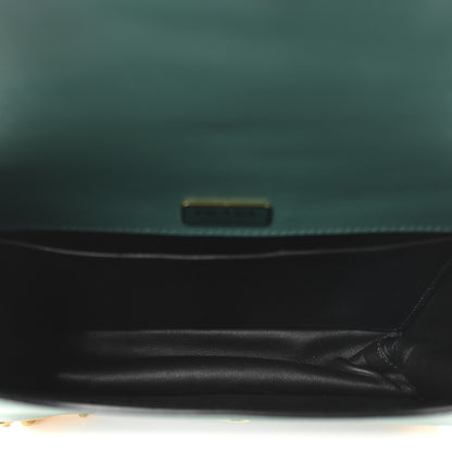 Prada Antic Soft Saffiano Lions Head Cahier Shoulder Bag Assenzio Black 5 of 9