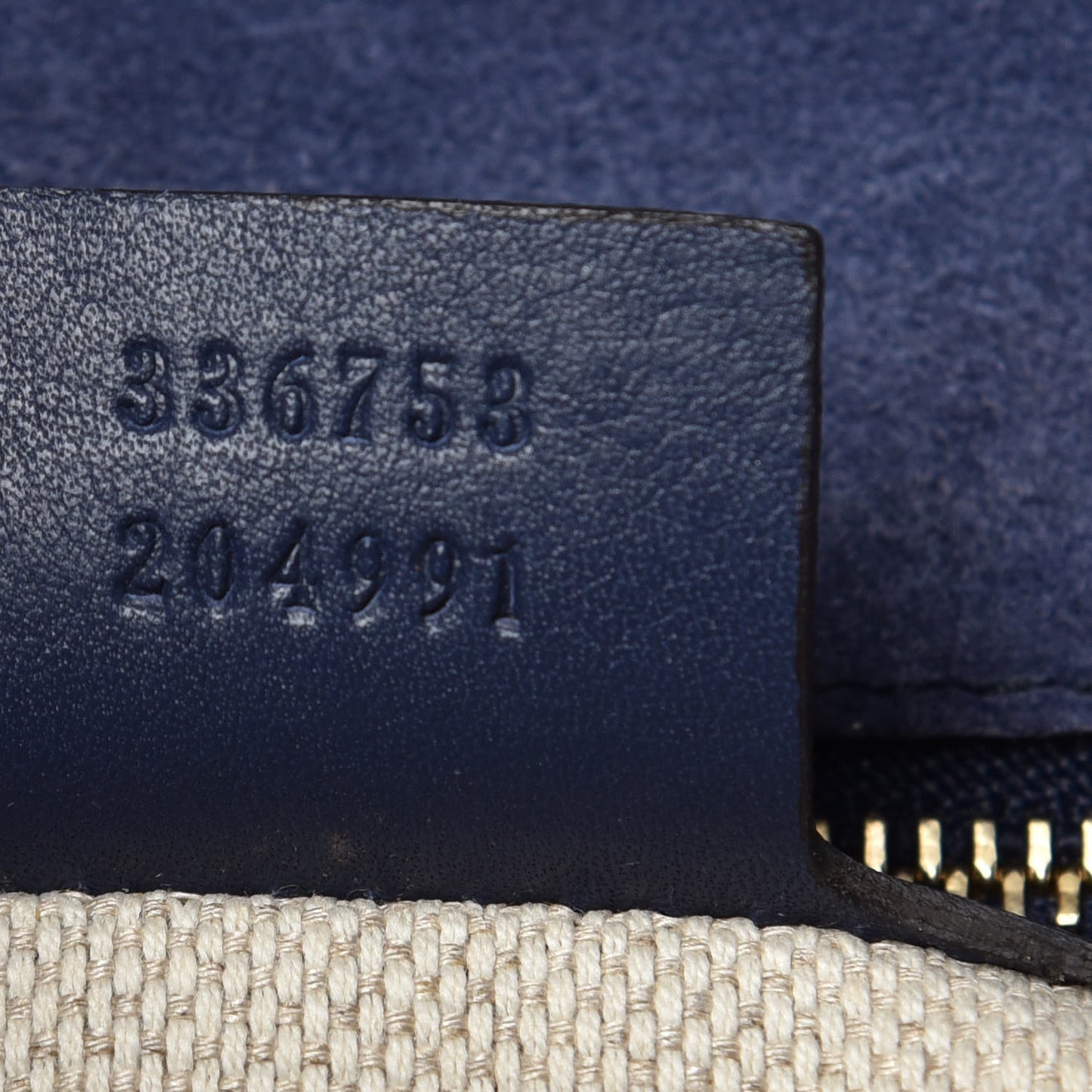 Soft Patent Medium Soho Clutch Uniform Blue