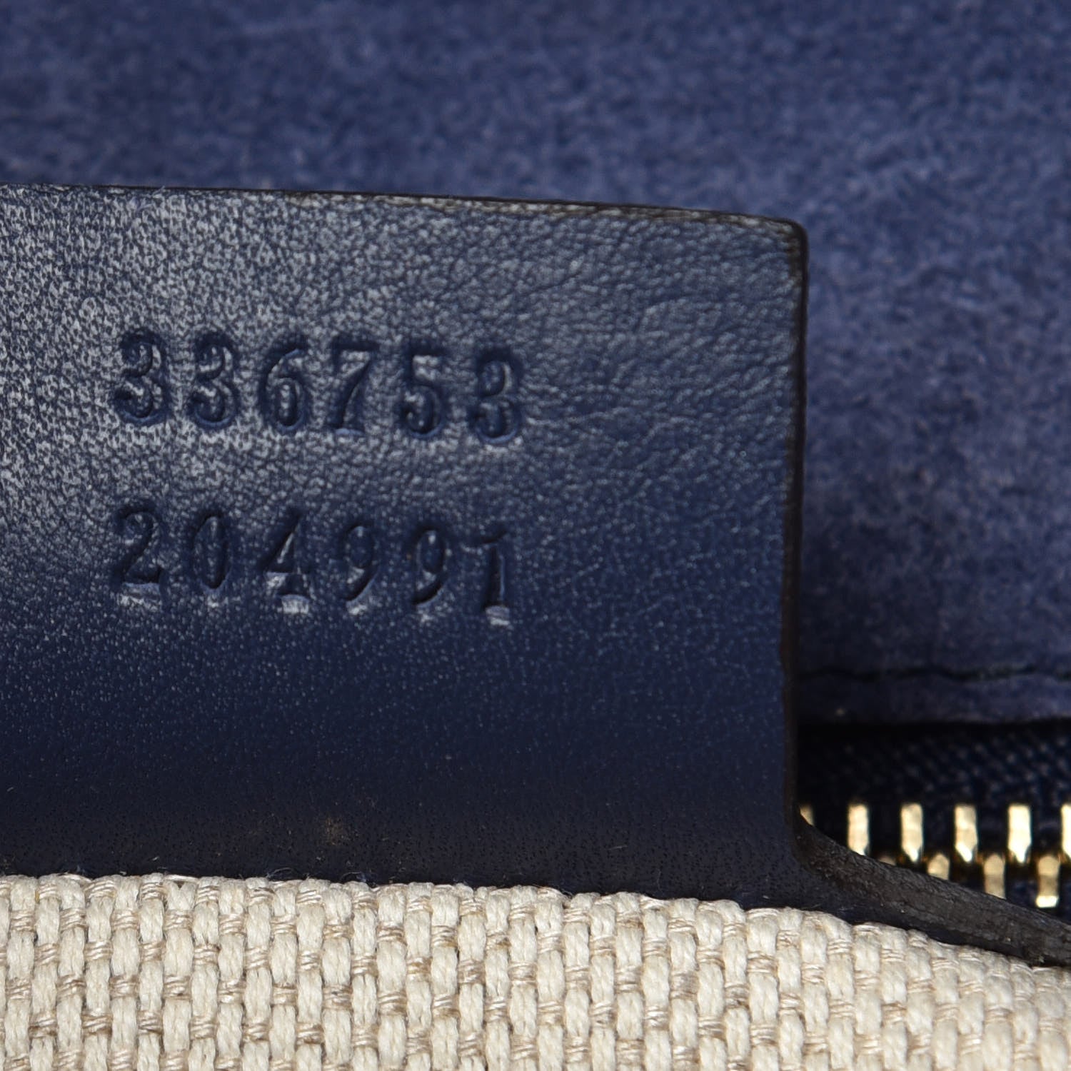 Gucci Soft Patent Medium Soho Clutch Uniform Blue 7 of 9