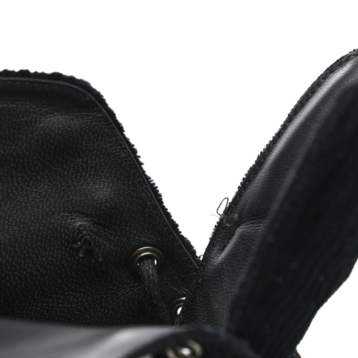 Velvet CC Cap Toe Boots 38 Black