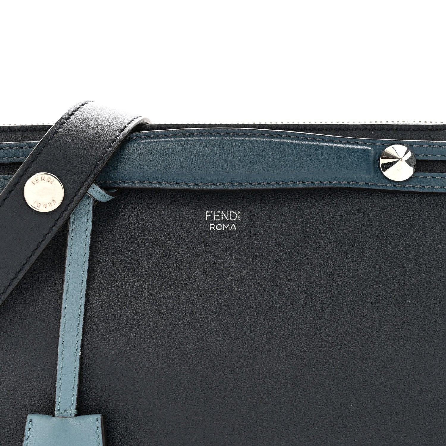 Fendi Vitello Dolce 4 Color Medium By The Way Boston Bag Lavagna Riviera Multicolor 9 of 16