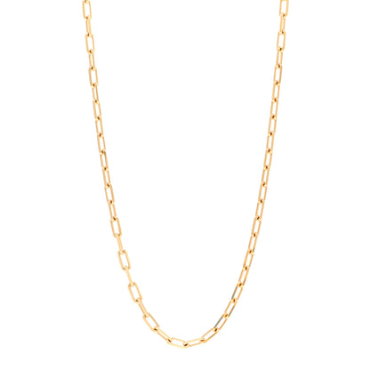 Cartier 18K Yellow Gold SM Santos De Cartier Link Necklace 22" 1 of 5