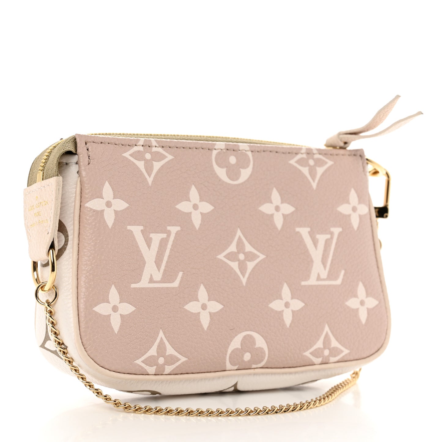 LOUIS VUITTON Empreinte Spring in the City Mini Pochette Accessories Kaki Beige Cream