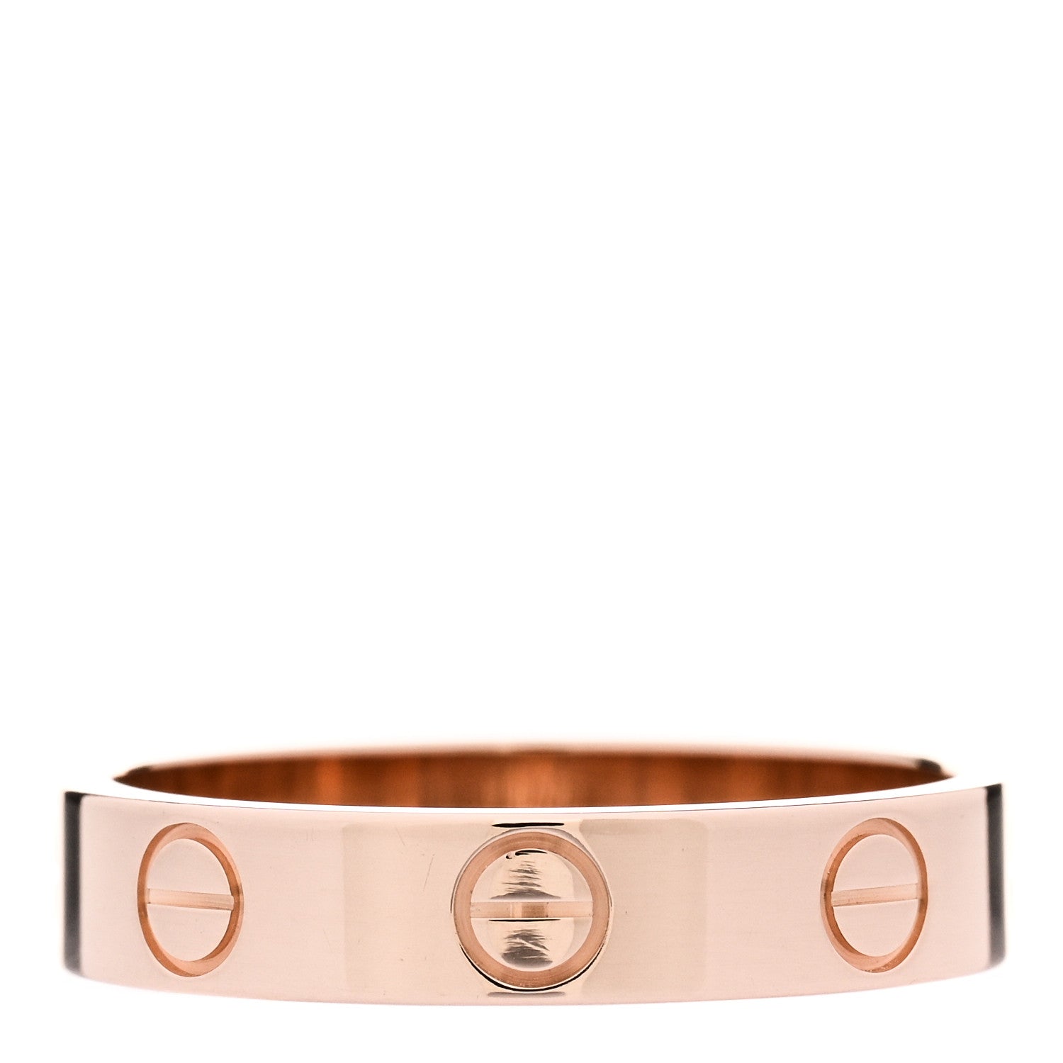 Cartier 18K Pink Gold 3.5mm LOVE Wedding Band Ring 50 5.25 3 of 5