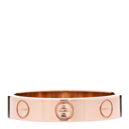 Cartier 18K Pink Gold 3.5mm LOVE Wedding Band Ring 50 5.25 3 of 5