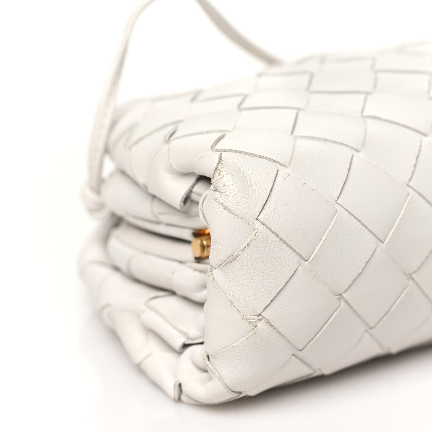 Bottega Veneta Nappa Intrecciato The Mini Pouch Chalk 9 of 11