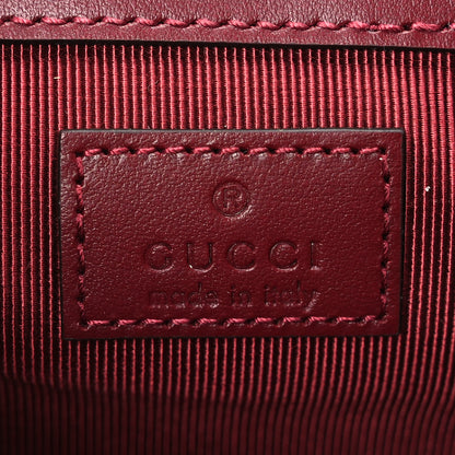 Gucci Tweed GG Monogram Mini GG Marmont Shoulder Bag Orange Red Multicolor 5 of 10