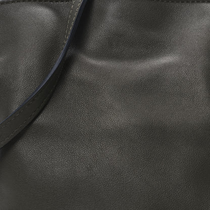Loewe Calfskin Mini Flamenco Knot Clutch Dark Khaki 7 of 9