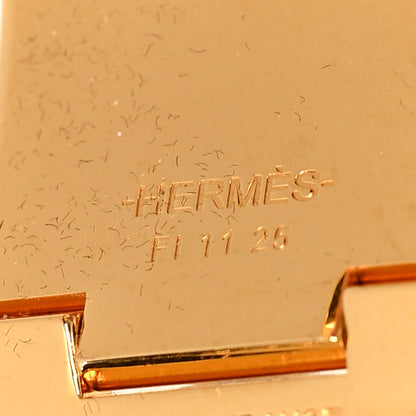 Hermes Enamel Wide Clic Clac H Bracelet GM Black 5 of 7