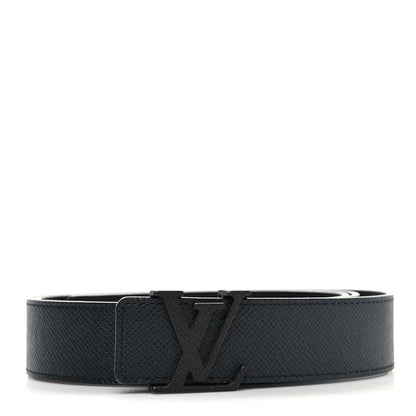 Louis Vuitton Taiga 35mm LV Initiales Belt 105 42 Black 1 of 6