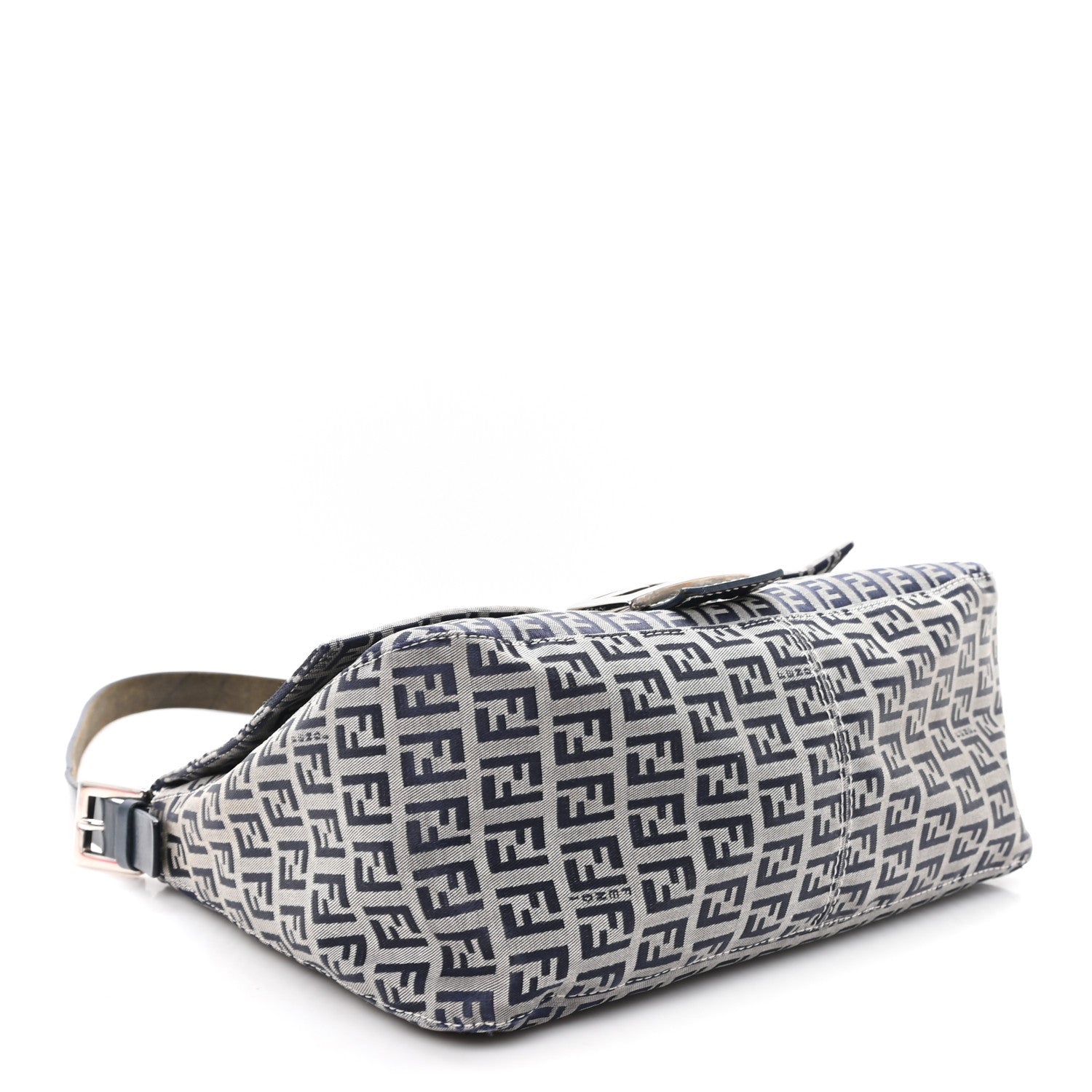 Fendi Zucchino Mama Baguette Navy 4 of 10