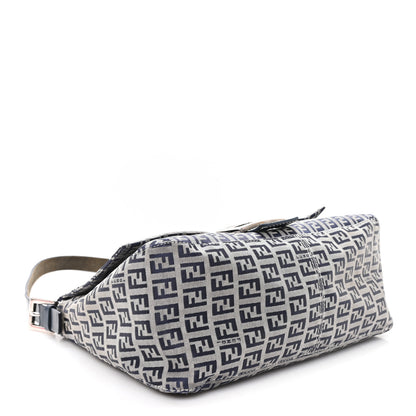 Fendi Zucchino Mama Baguette Navy 4 of 10