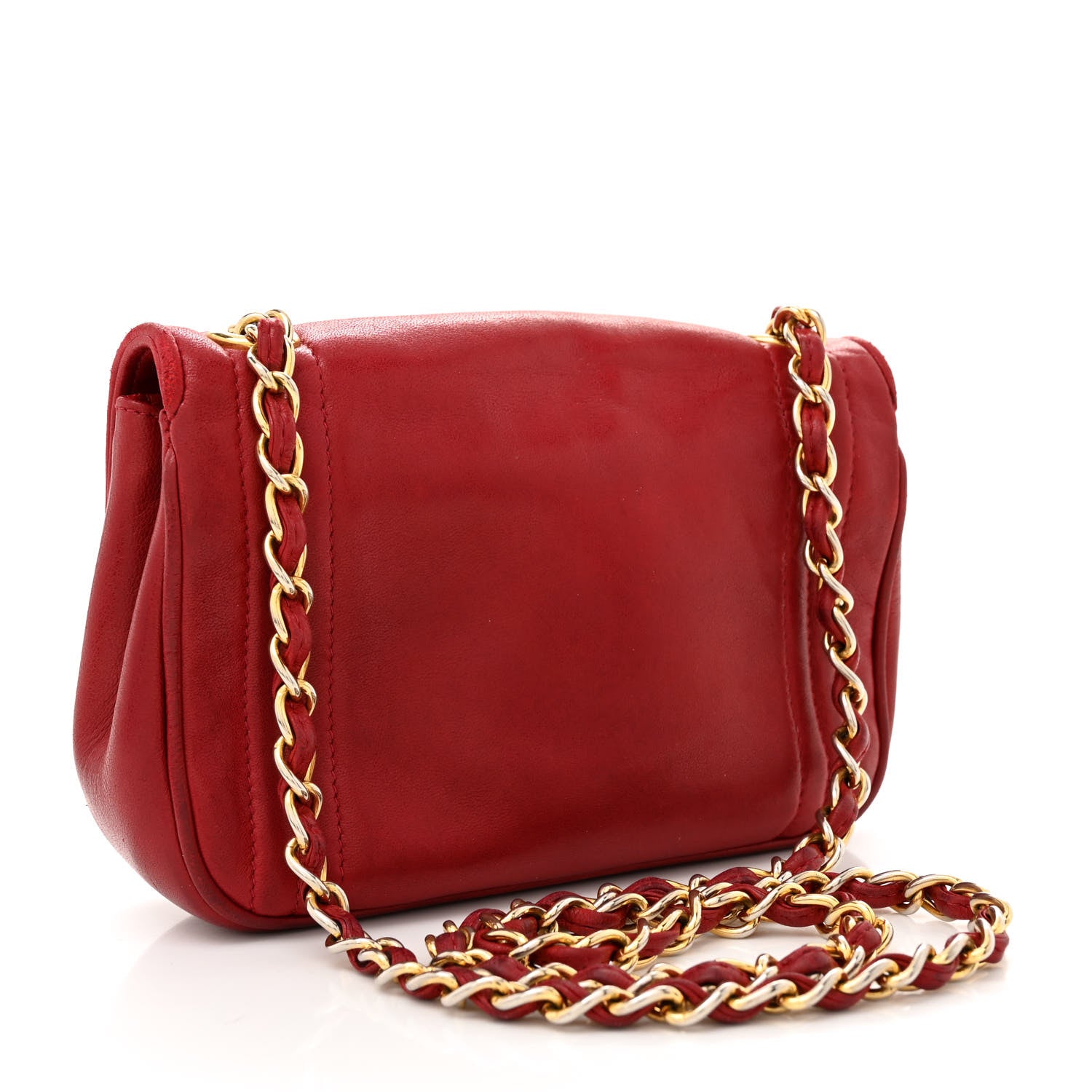 Chanel Lambskin Mini CC Timeless Flap Red 3 of 16