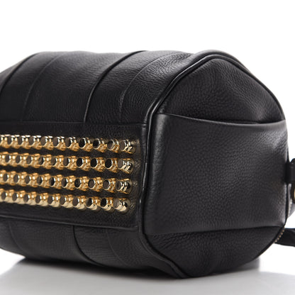 Alexander Wang Pebbled Lambskin Rockie Black Pale Gold Hardware 7 of 9