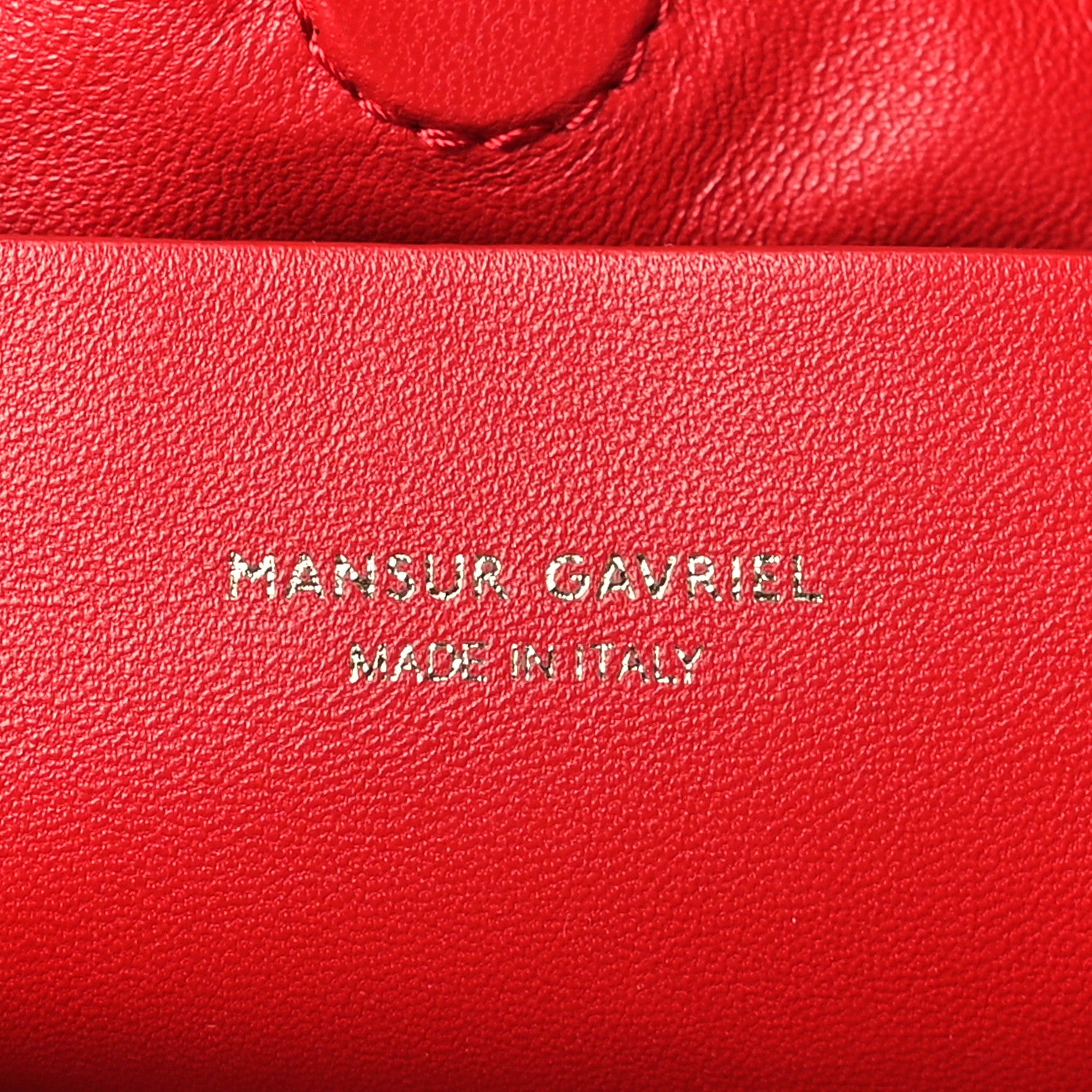 Mansur Gavriel Lambskin Protea Bag Flamma 6 of 8