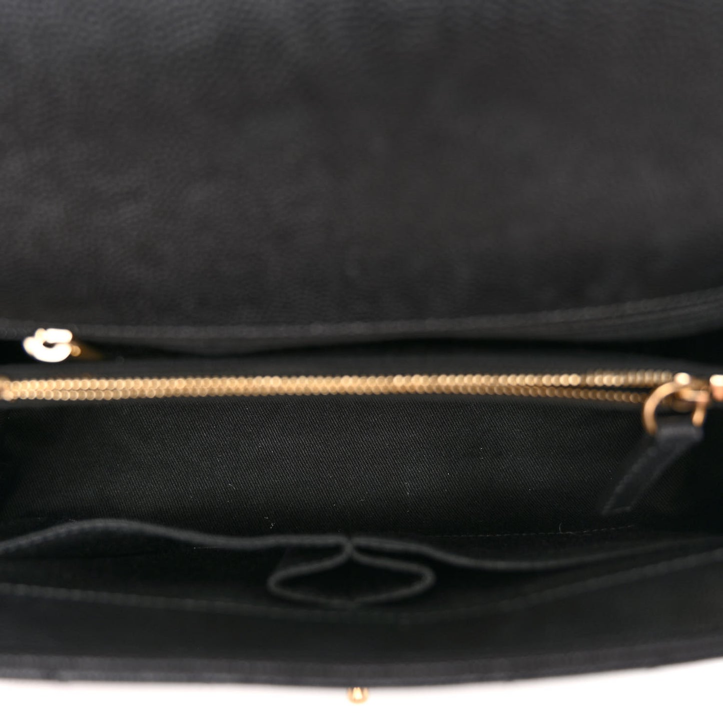Caviar Lizard Embossed Chevron Quilted Medium Coco Handle Flap Black