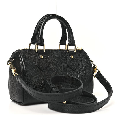 Louis Vuitton Empreinte Monogram Nano Speedy Black 2 of 10