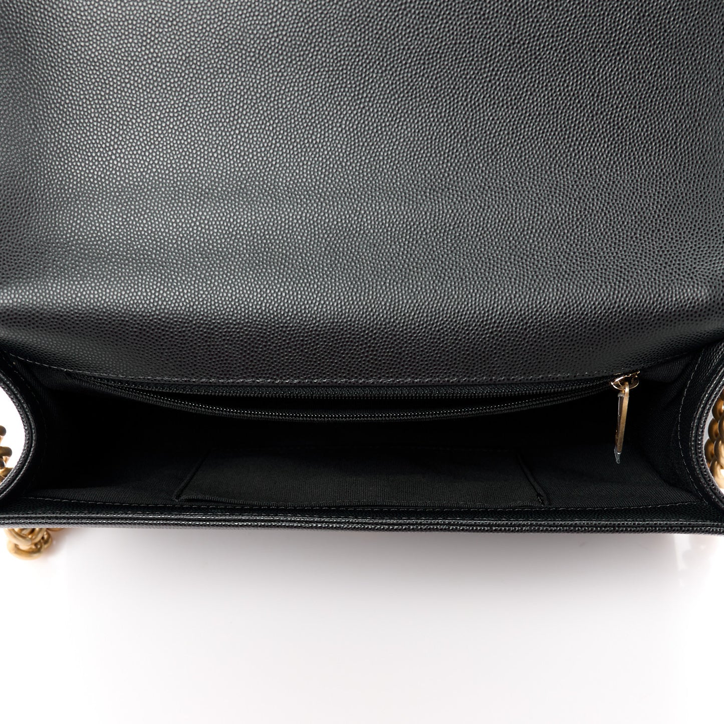 Caviar Quilted New Medium Boy Flap Black