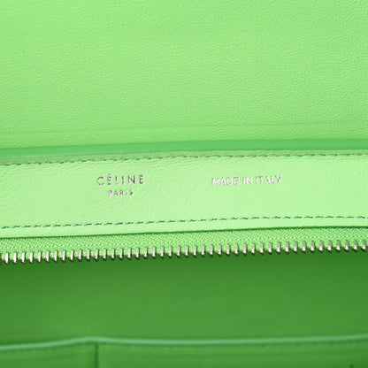 Celine Smooth Calfskin Small Tri-Color Trapeze Lime 6 of 9
