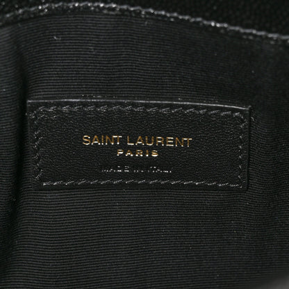 Saint Laurent Grain De Poudre Uptown Pouch Black 5 of 8