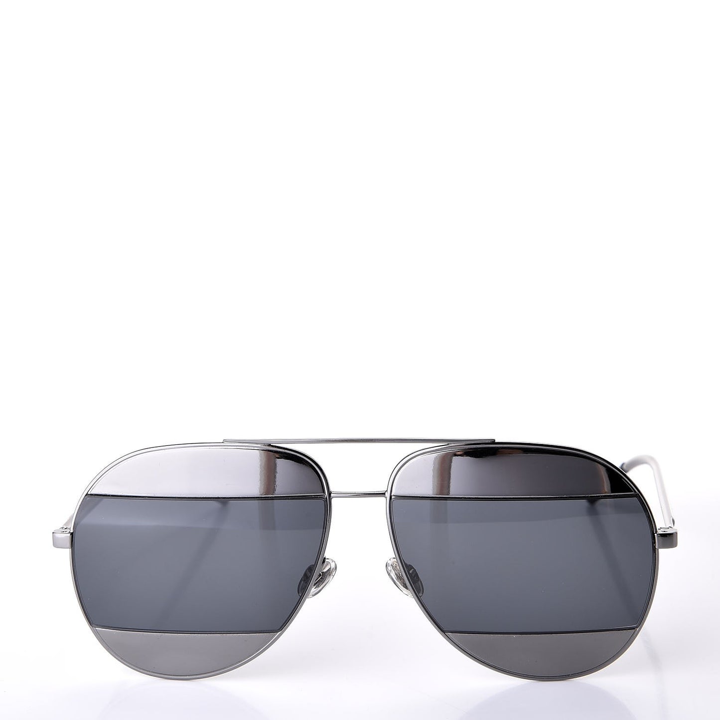 Split 1 Aviator Sunglasses Silver