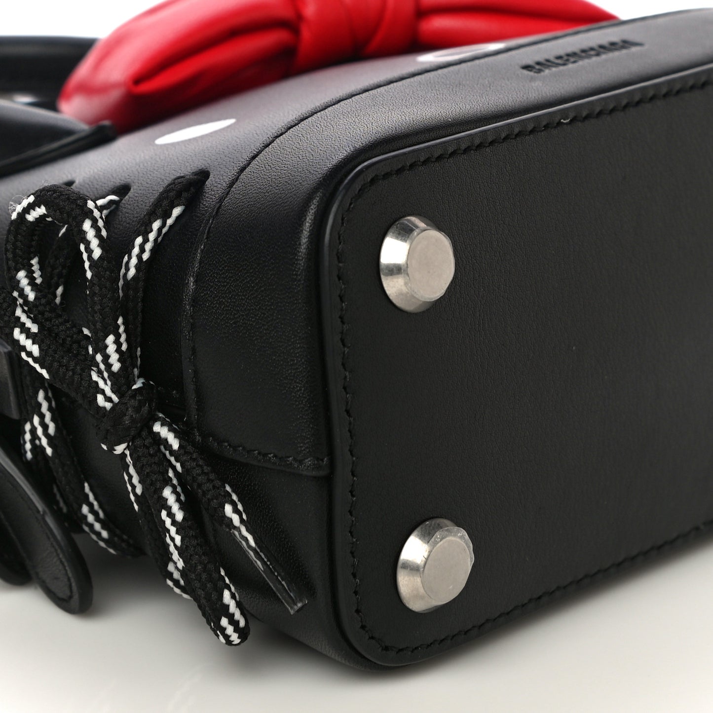 Calfskin Hello Kitty XXS Ville Top Handle Bag Black