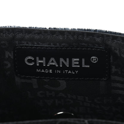 Chanel Velvet Quilted East West Flap Black 6 of 12