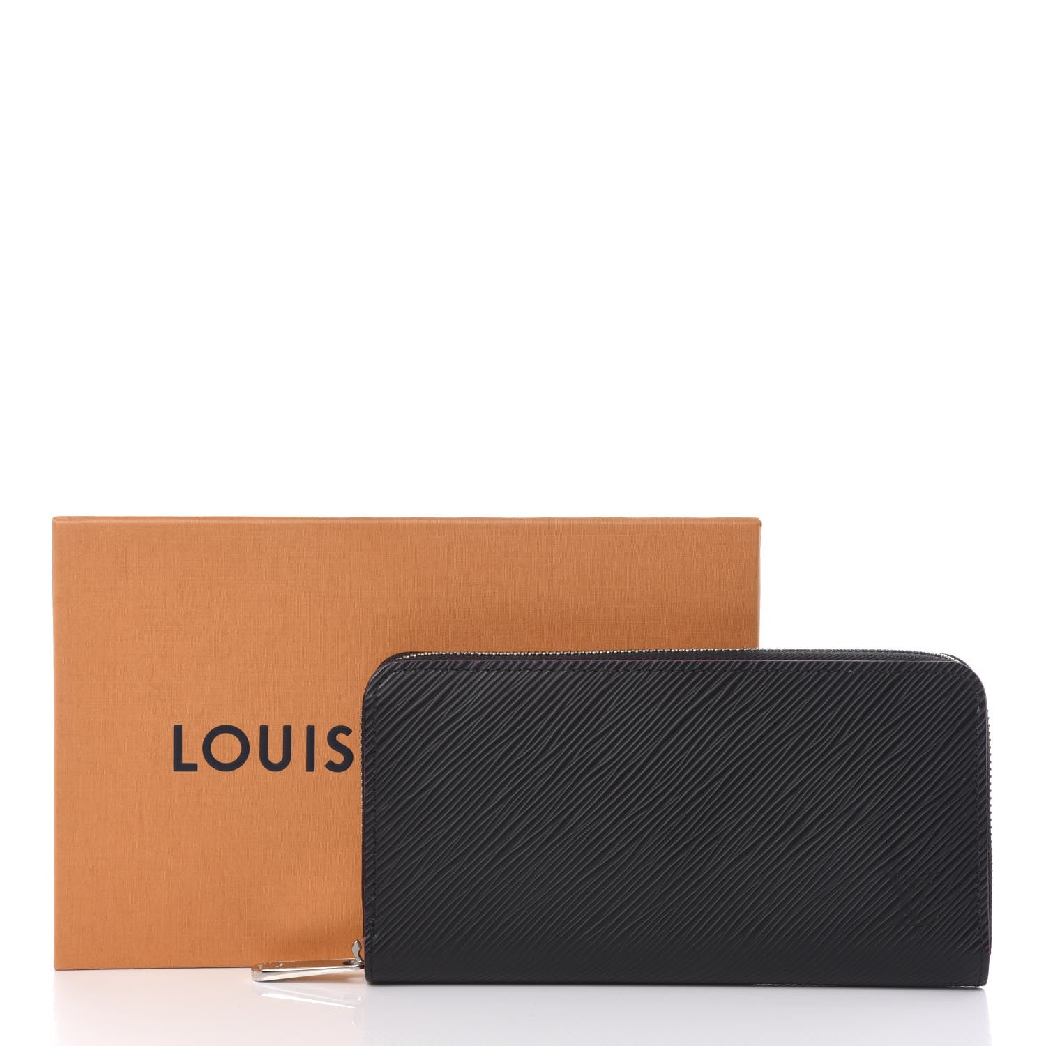 Louis Vuitton Epi Zippy Wallet Black Hot Pink 9 of 9