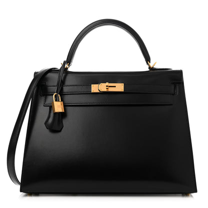 Hermes Box Kelly Sellier 32 Black 1 of 13