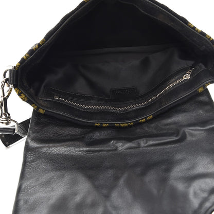 Versace Calfskin Tartan Studded Medusa Chain Flap Bag Yellow 5 of 7