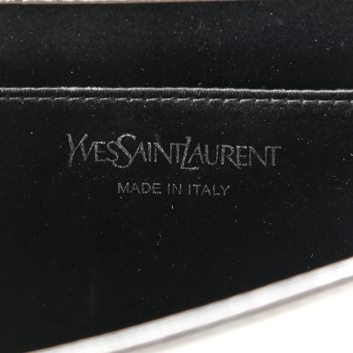 Saint Laurent Metallic Calfskin Monogram Large Belle De Jour Clutch Silver 6 of 10