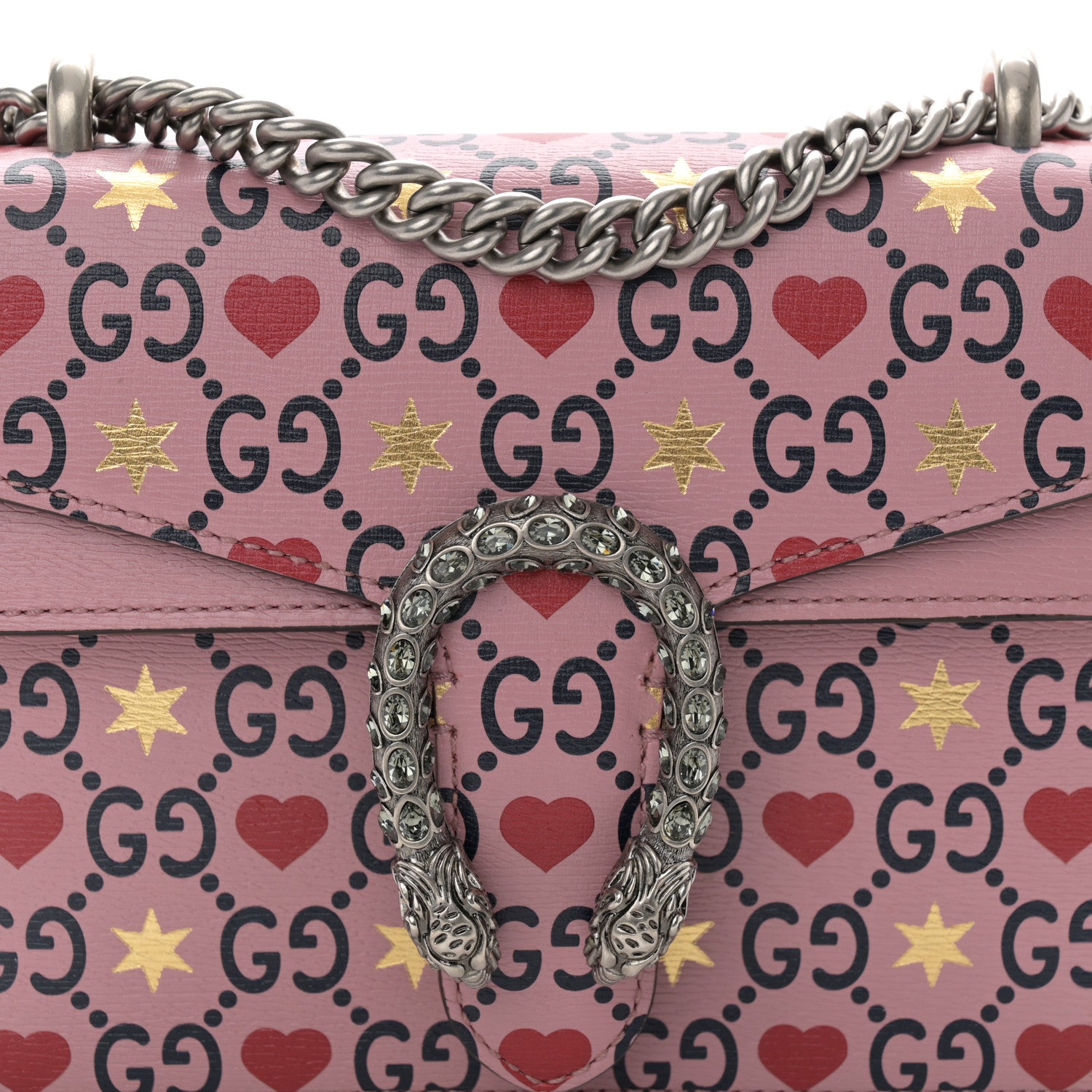Gucci Calfskin Valentine's Day Exclusive Mini Dionysus Shoulder Bag 8 of 14