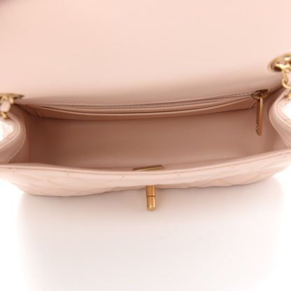 Chanel Lambskin Quilted Mini Rectangular Pearl Crush Flap Light Beige 5 of 9