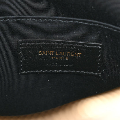Saint Laurent Calfskin Matelasse Monogram Lou Camera Bag Blanc Vintage 6 of 9