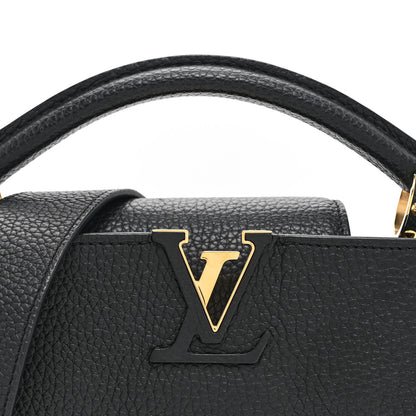 Louis Vuitton Taurillon Mini Capucines Black 7 of 9