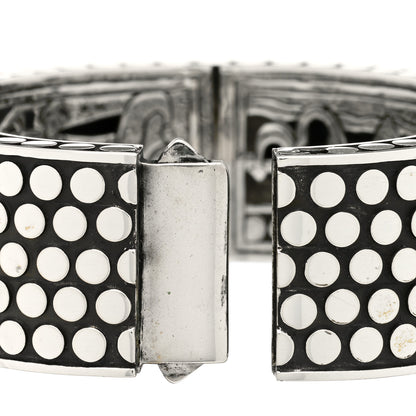 John Hardy Sterling Silver Dot Bangle Bracelet 3 of 4