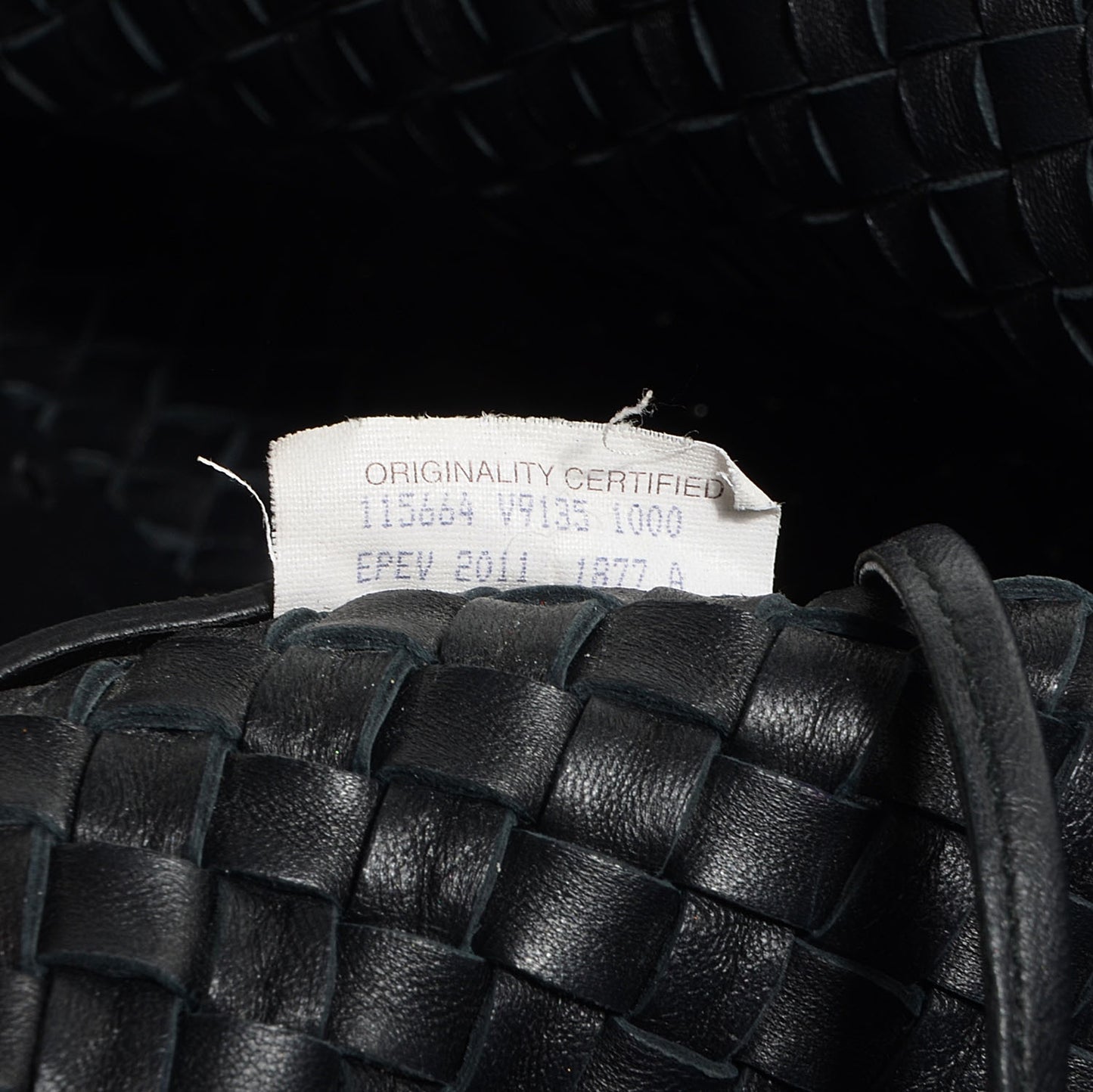 Nappa Intrecciato Medium Cabat Nero Black