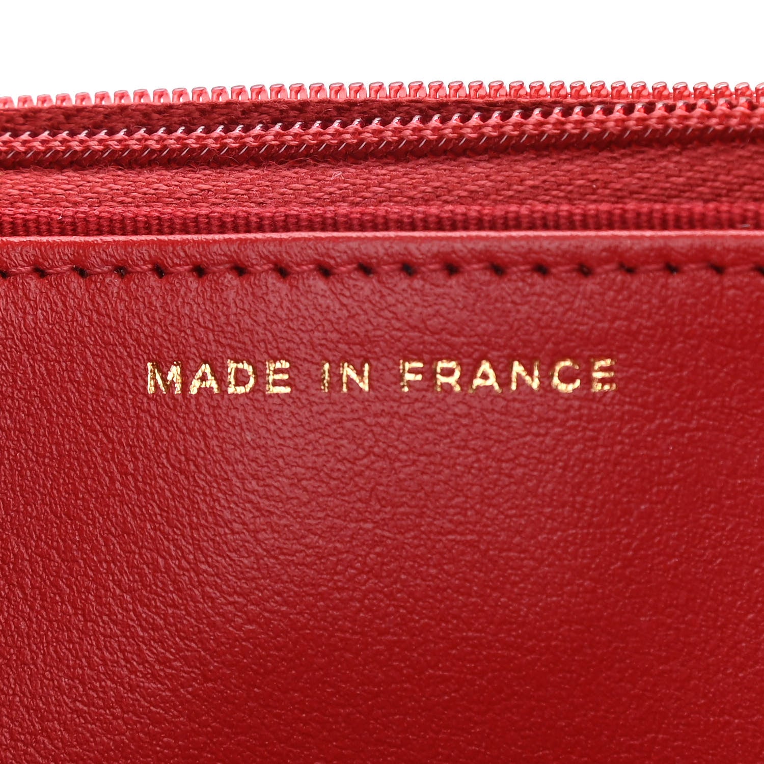 Chanel Caviar Quilted Wallet On Chain WOC Red 7 of 13