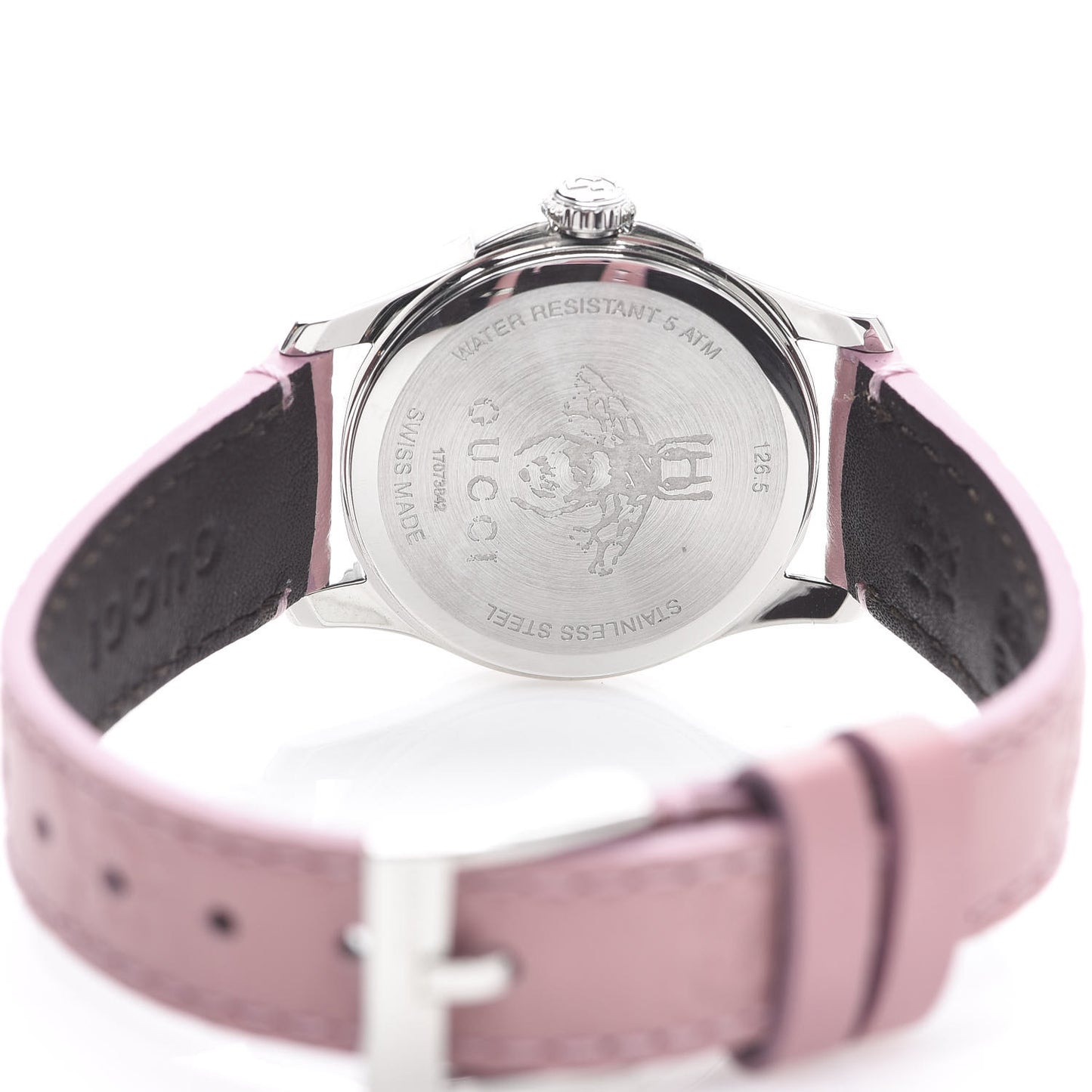 Stainless Steel Calfskin 27mm G-Timeless Quartz Watch Pink