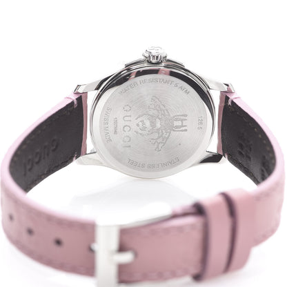 Gucci Stainless Steel Calfskin 27mm G-Timeless Quartz Watch Pink 4 of 6