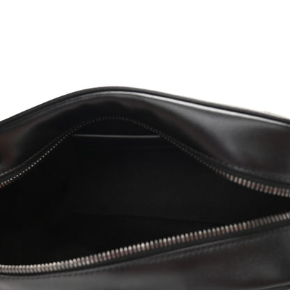 Gucci Calfskin Matelasse Monochrome Small GG Marmont Chain Shoulder Bag Black 4 of 9