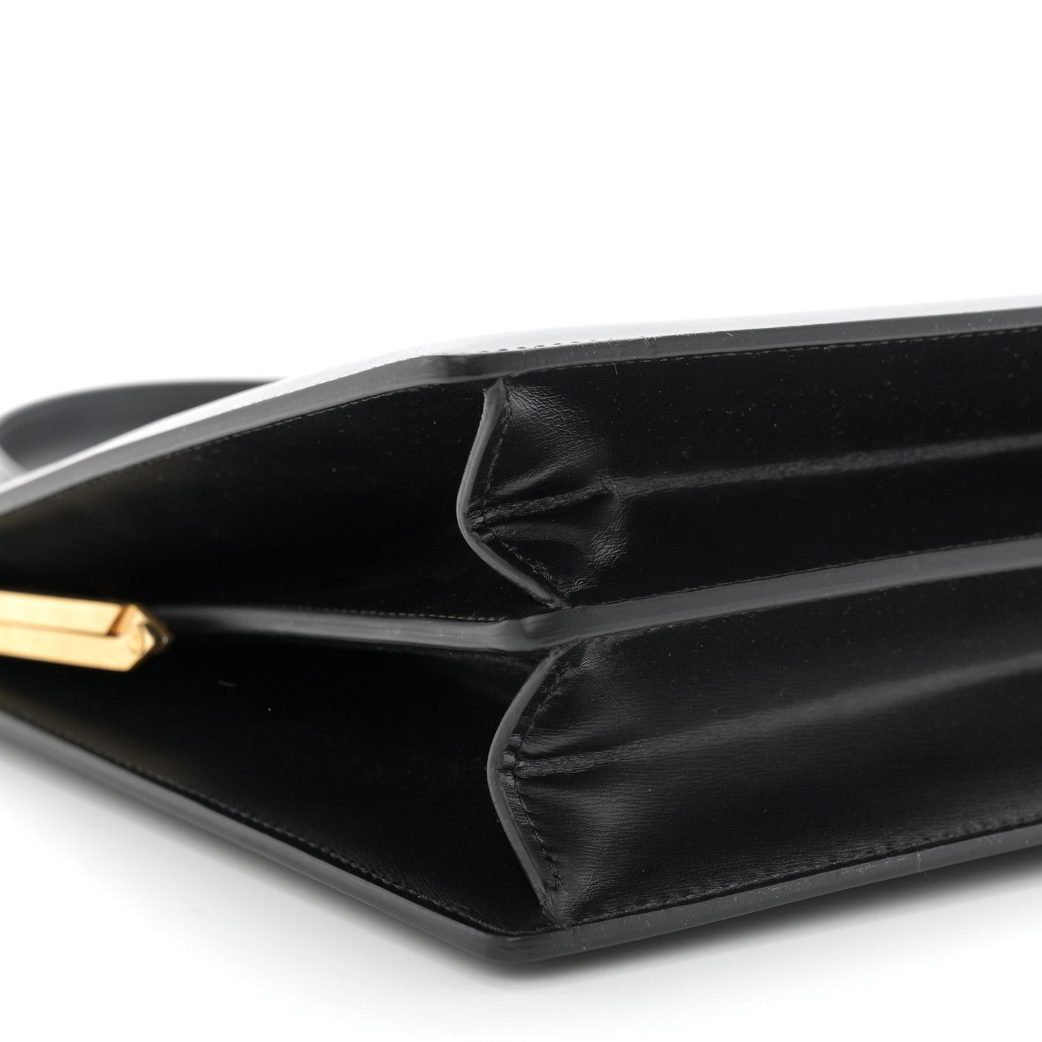 Celine Box Calfskin Medium Clasp Bag Black 8 of 9