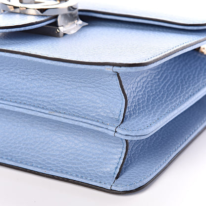 Gucci Dollar Calfskin Small Interlocking G Shoulder Bag Mineral Blue 9 of 9