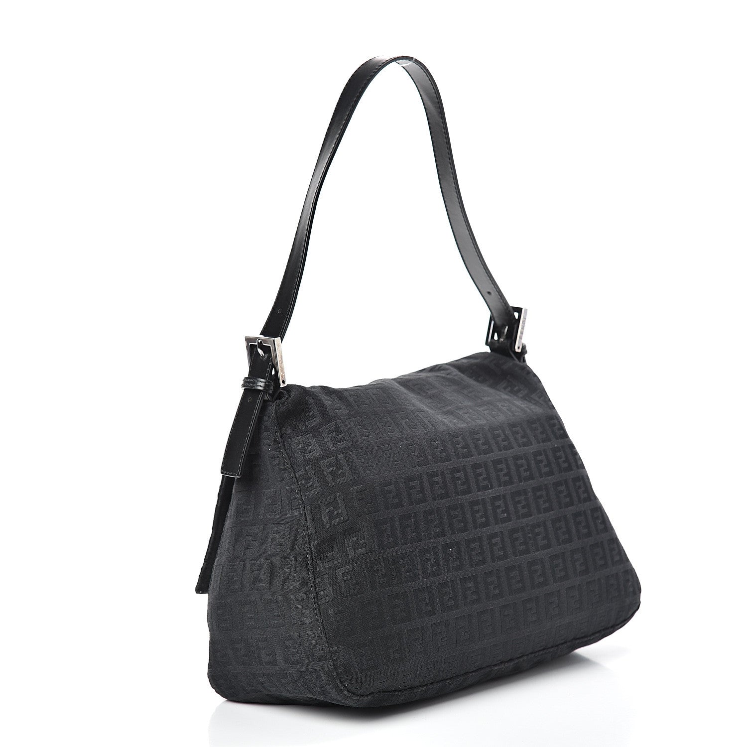 Fendi Zucchino Mama Baguette Black 3 of 12