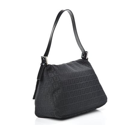 Fendi Zucchino Mama Baguette Black 3 of 12