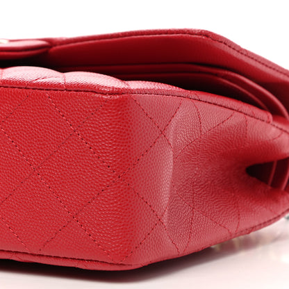 Chanel Caviar Quilted Small Double Flap Red 9 of 9